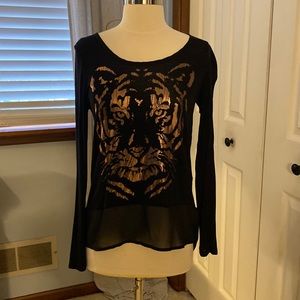 Fifth Sun Tiger Print Top